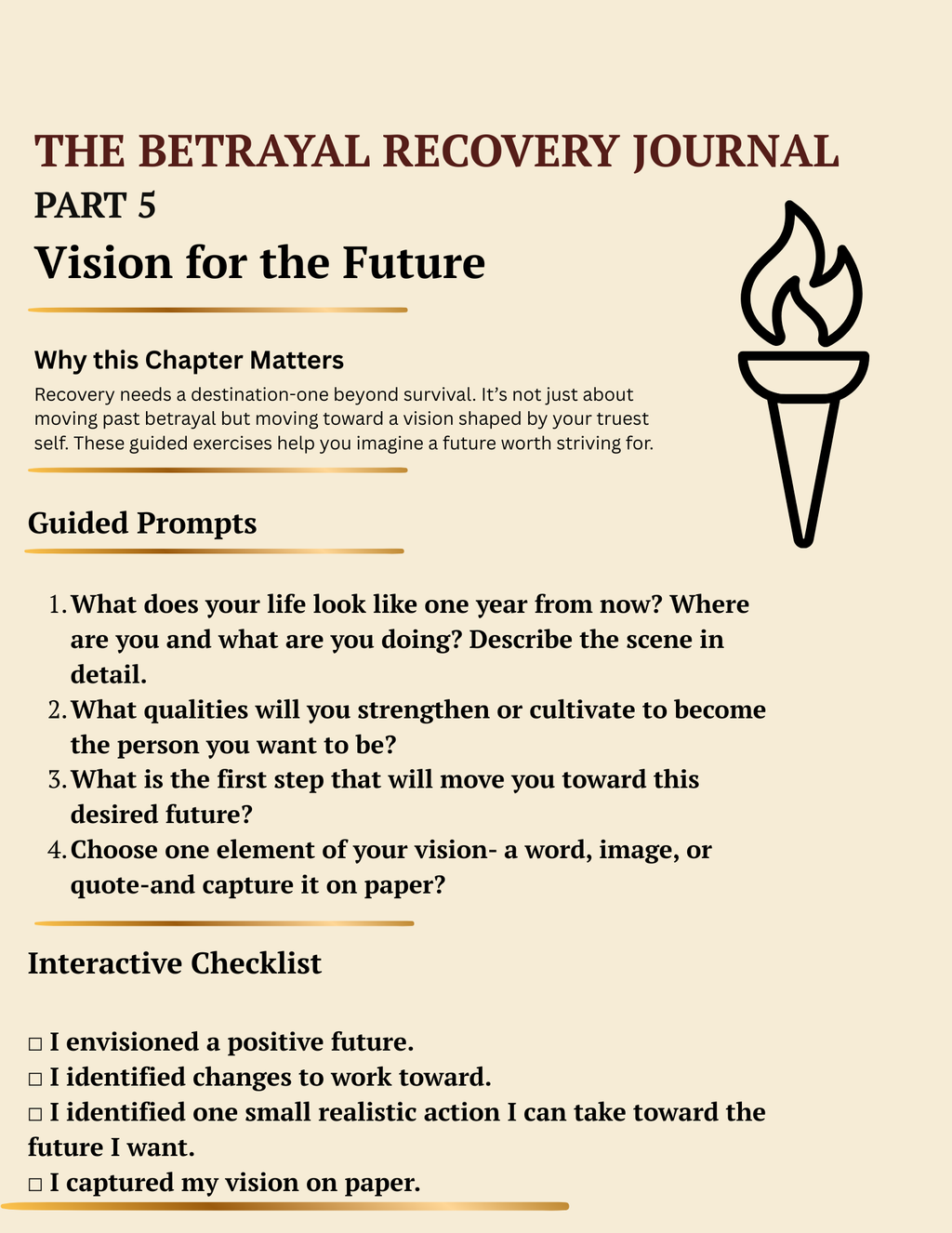 The Betrayal Recovery Journal